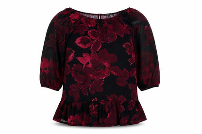 Womens UK Size 12 NEXT Black Tunic Blouse
