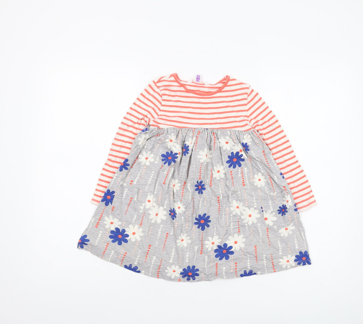 John Lewis Girls' Multicoloured A-Line Dress, Size 5