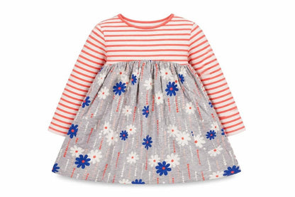 John Lewis Girls' Multicoloured A-Line Dress, Size 5