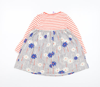 John Lewis Girls' Multicoloured A-Line Dress, Size 5