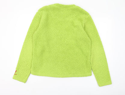 The Grinch Men's Green Pyjama Top S - Christmas Fleece