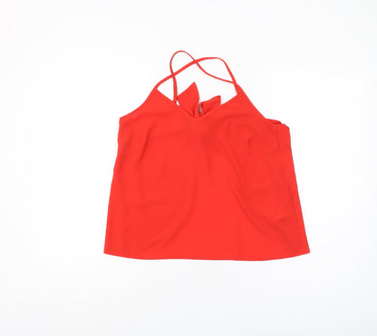 Womens UK Size 8 Red Herring Red Camisole Tank