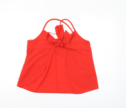 Womens UK Size 8 Red Herring Red Camisole Tank