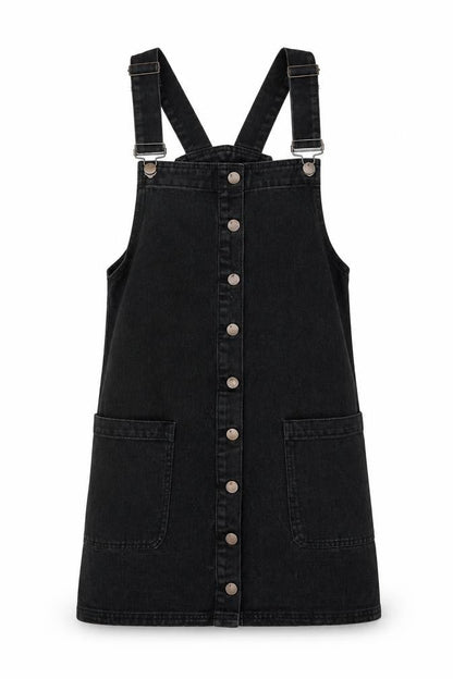 Loreak Mendian Women's Black M Pinafore Dress