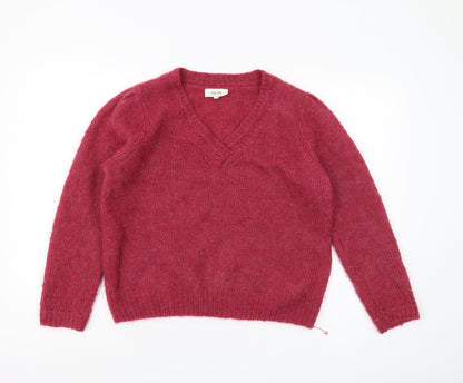 Womens UK Size S Grace & Mila Red Pullover Jumper