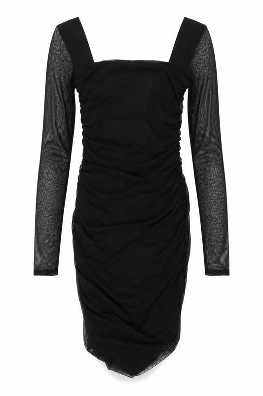 Pink Vanilla Women's Black Bodycon Party Dress Size 6
