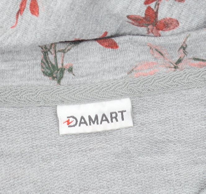 Womens UK Size L Damart Grey Jersey T-Shirt