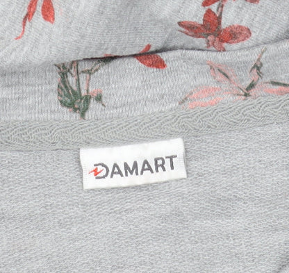 Womens UK Size L Damart Grey Jersey T-Shirt