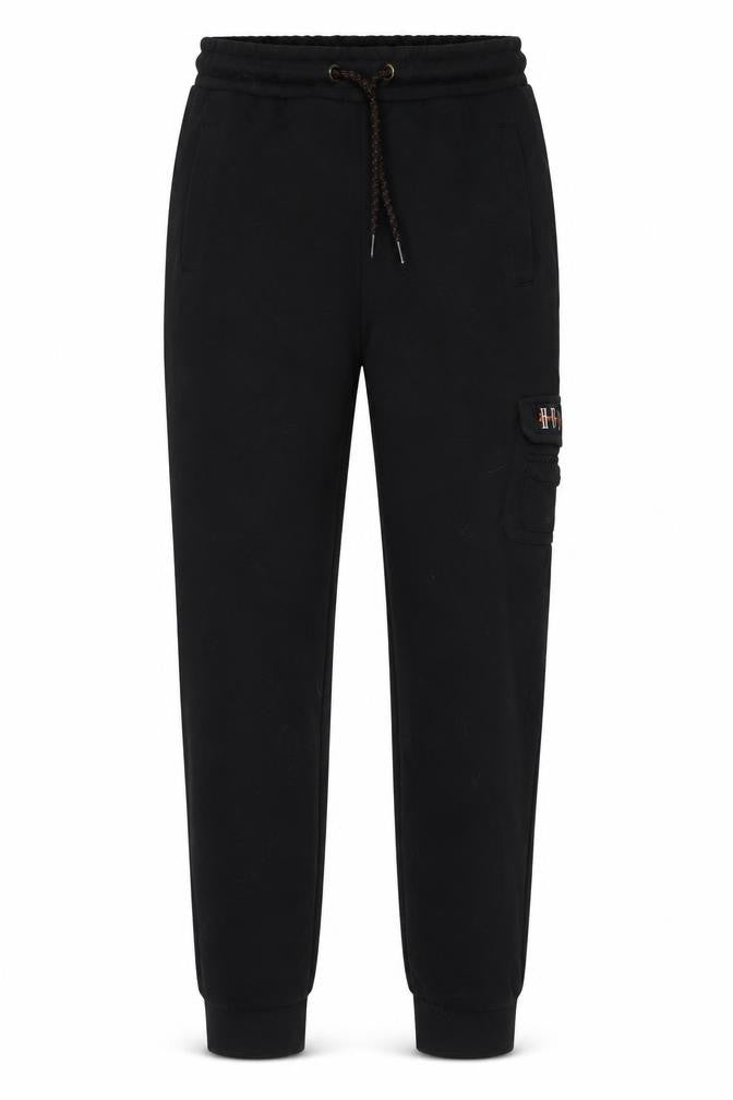 Mens UK Size XS Supply & Demand Regular Fit Jogger Black Trousers