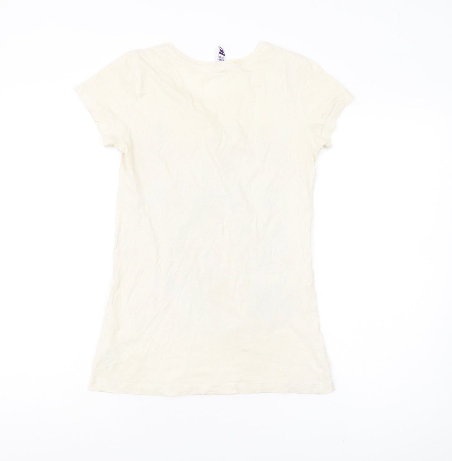 Womens UK Size 6 By Henry Holland Beige Basic T-Shirt