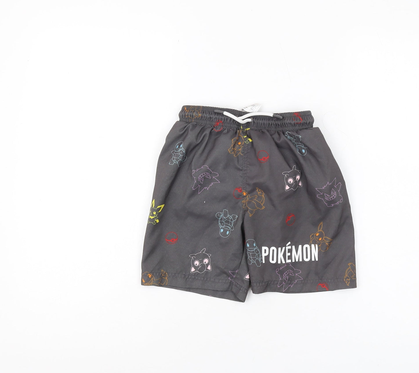 Pokémon Boys Black Swim Shorts Size 2 Years