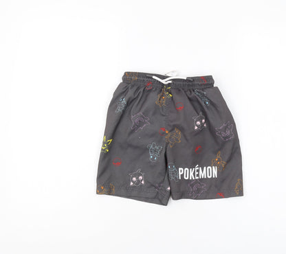 Pokémon Boys Black Swim Shorts Size 2 Years
