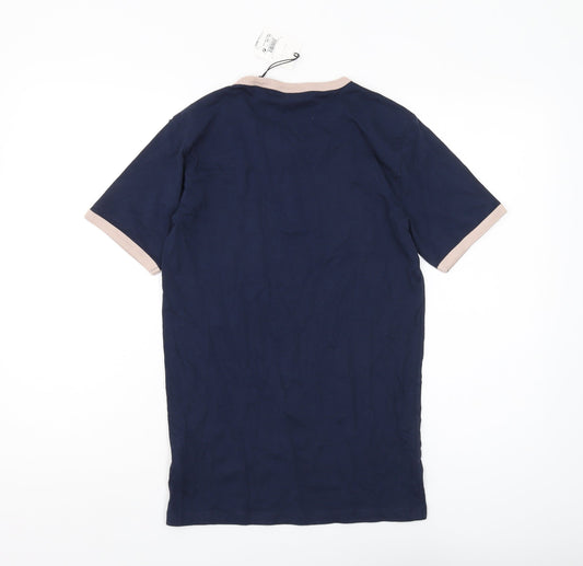 Next Men's XS Blue Crew Neck T-Shirt