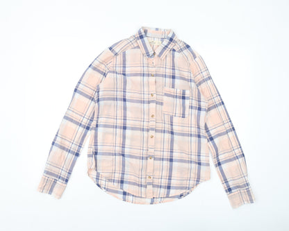 Womens UK Size XS Hollister Multicoloured Classic Button-Up