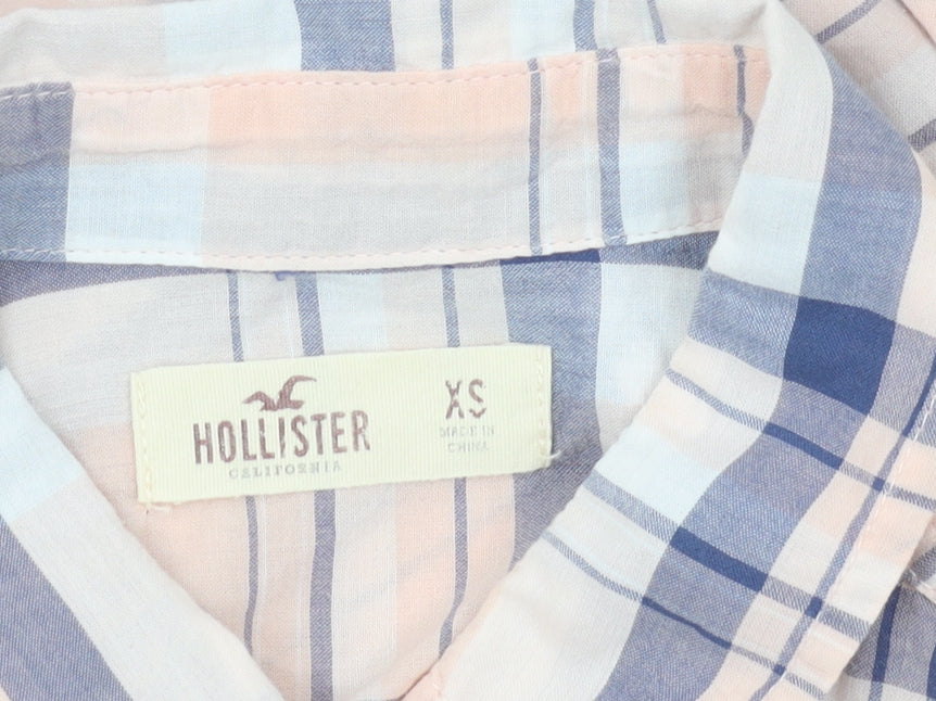 Womens UK Size XS Hollister Multicoloured Classic Button-Up