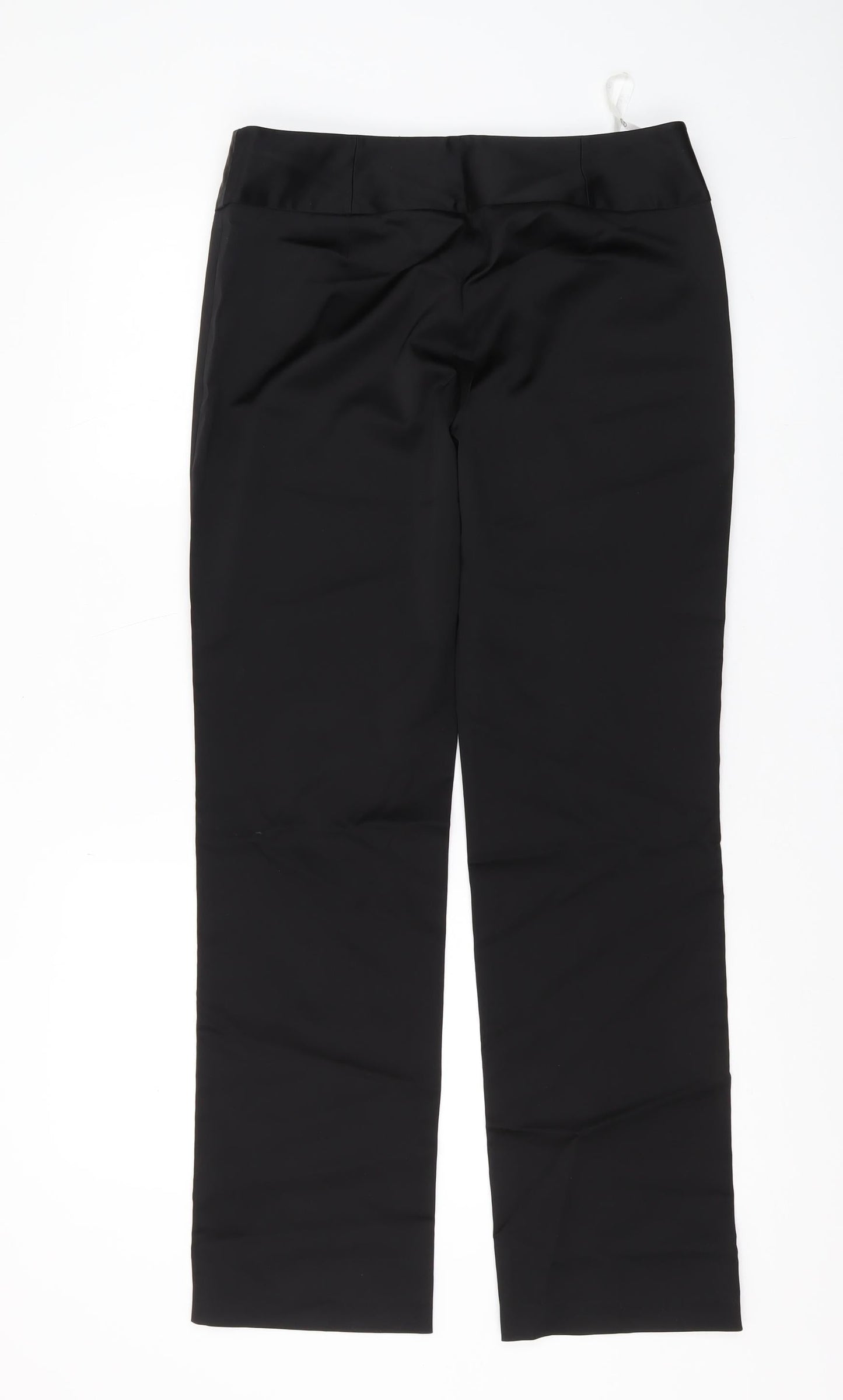 Womens UK Size 12 NEXT Regular Fit Dress Pants Black Trousers
