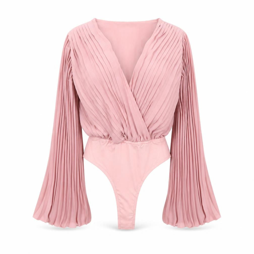 Womens UK Size 6 In the Style One-Piece Pink Bodysuit