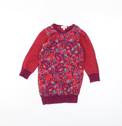 Bows & Arrows Girls' Multicolour Floral Pullover Jumper - 2-3 Years