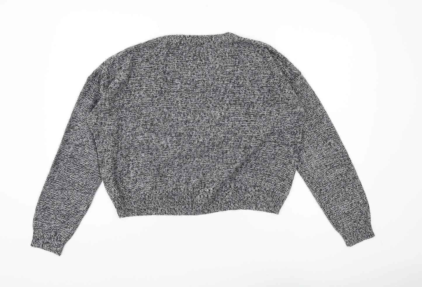 Womens UK Size M Brave Soul Grey Pullover Jumper