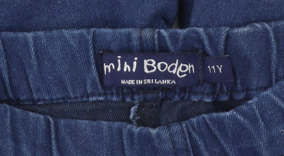 Mini Boden Girls Blue Jegging Jeans 11 Years