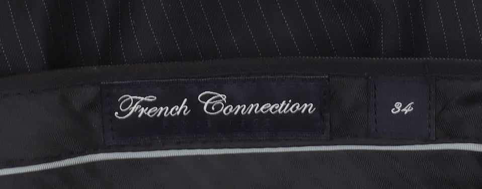 French Connection Men's Black Dress Pants Size 34