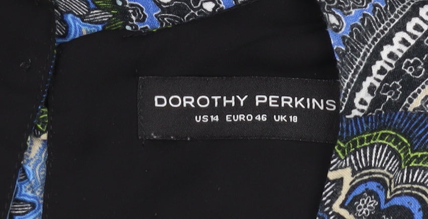 Dorothy Perkins Women's Multicoloured Paisley Shift Dress