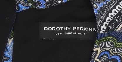 Dorothy Perkins Women's Multicoloured Paisley Shift Dress
