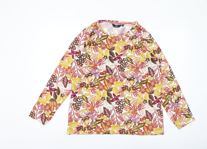 Womens UK Size 14-16 ISLE Essentials Multicoloured  Blouse