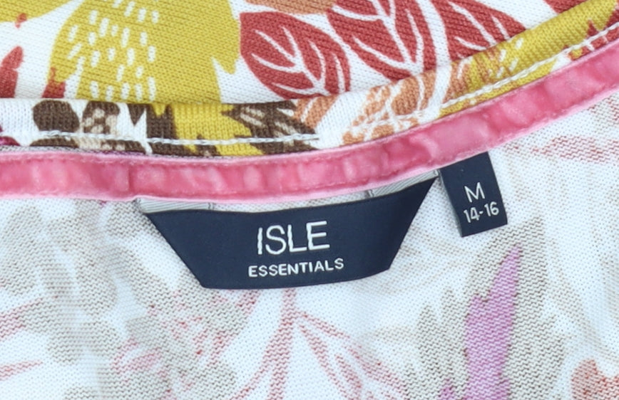 Womens UK Size 14-16 ISLE Essentials Multicoloured  Blouse
