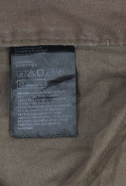 H&M Men's Brown Slim Fit Straight Jeans Size 38