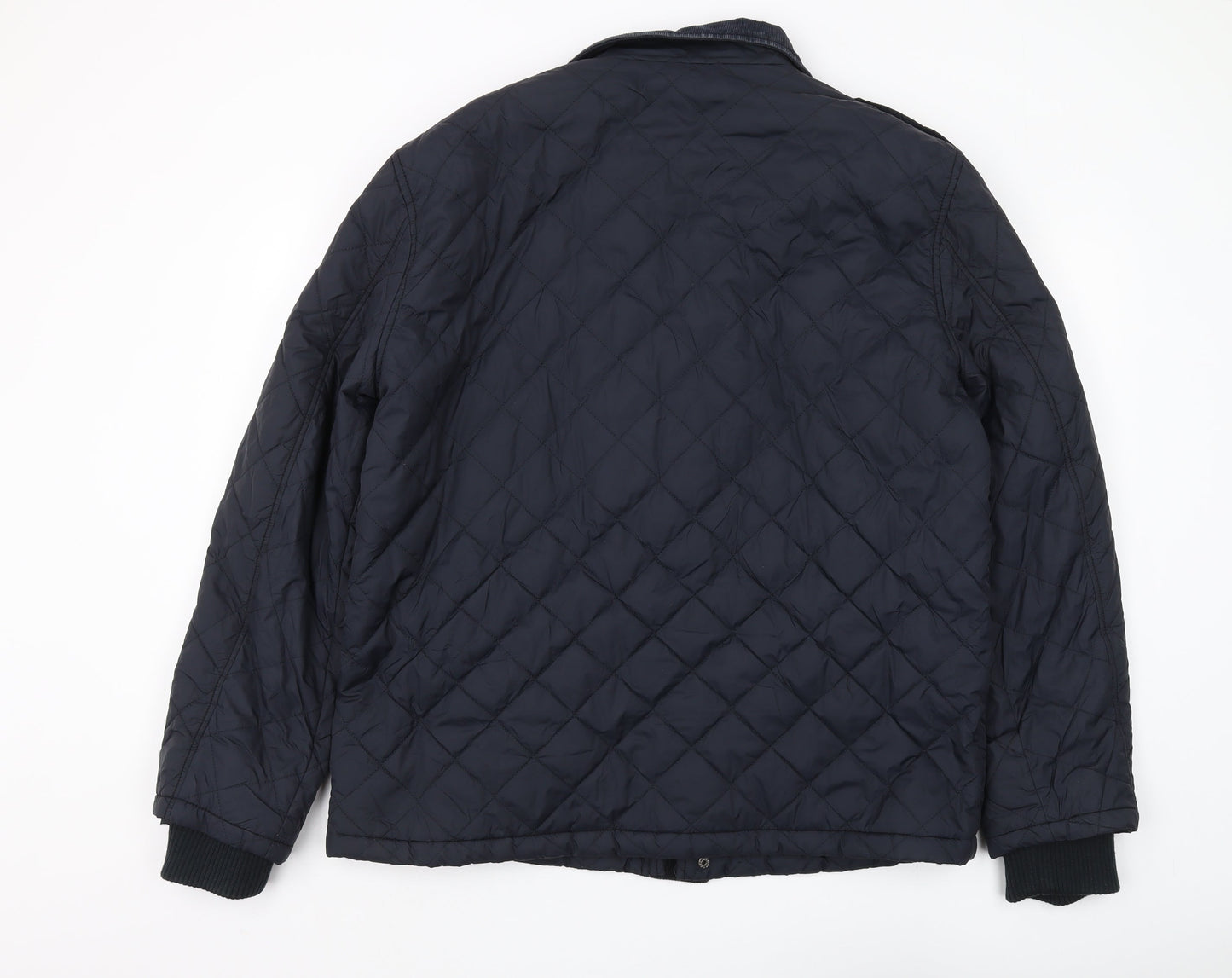 Mens UK Size XL Jasper Conran Black Quilted Coat