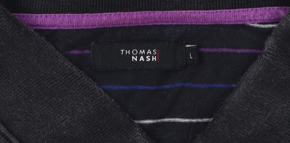 Mens UK Size L Thomas Nash Cotton Polo Shirt