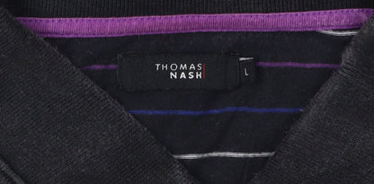 Mens UK Size L Thomas Nash Cotton Polo Shirt