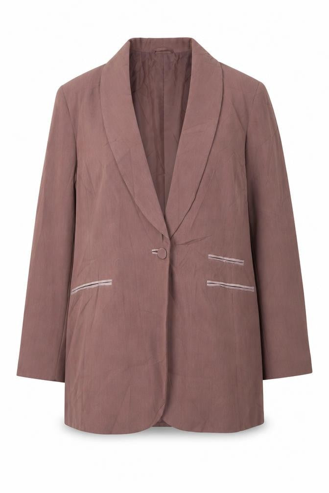 Womens UK Size 14 Jacques Vert Regular Brown Blazer
