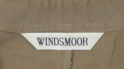 Womens UK Size 12 Windsmoor Brown  Button-Up