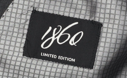 1860 Men's Black Suit Jacket, 40S, Formal, Viscose Mix