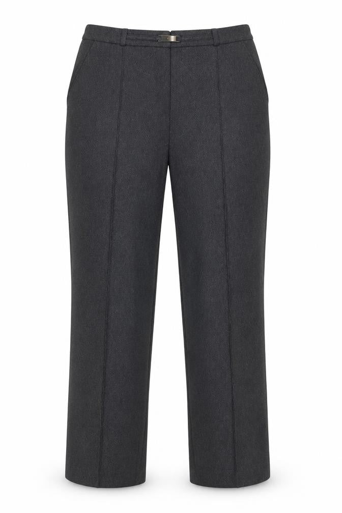 Womens UK Size 12 Honor Millburn Regular Fit Dress Pants Grey Trousers