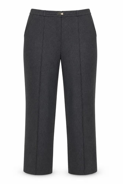 Womens UK Size 12 Honor Millburn Regular Fit Dress Pants Grey Trousers
