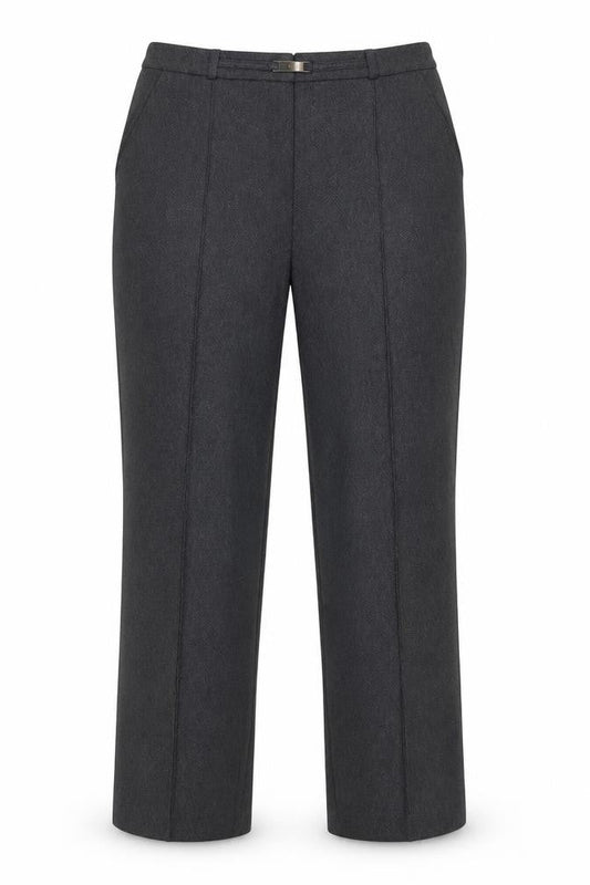 Womens UK Size 12 Honor Millburn Regular Fit Dress Pants Grey Trousers