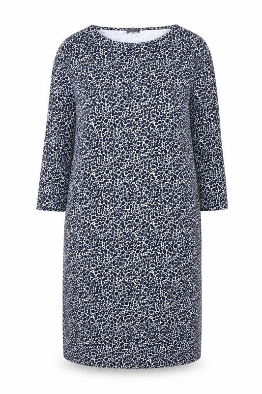 Front view of Jaeger Women’s Multicoloured Large Jersey Dress