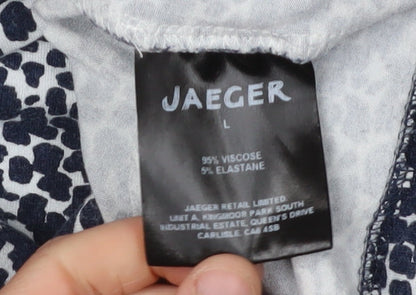 Jaeger Women’s Multicoloured Large Jersey Dress