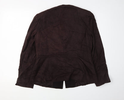 Jacques Vert Women's Brown Blazer, Size 12, Elegant Style