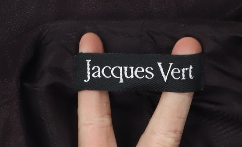 Jacques Vert Women's Brown Blazer, Size 12, Elegant Style