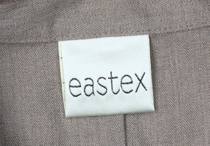 Eastex Women's Brown Suit Jacket - Size 14