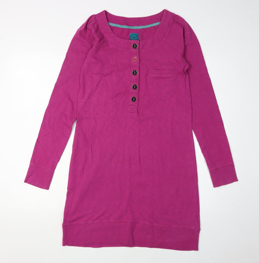Joules Women's Pink Shirt Dress Size 8