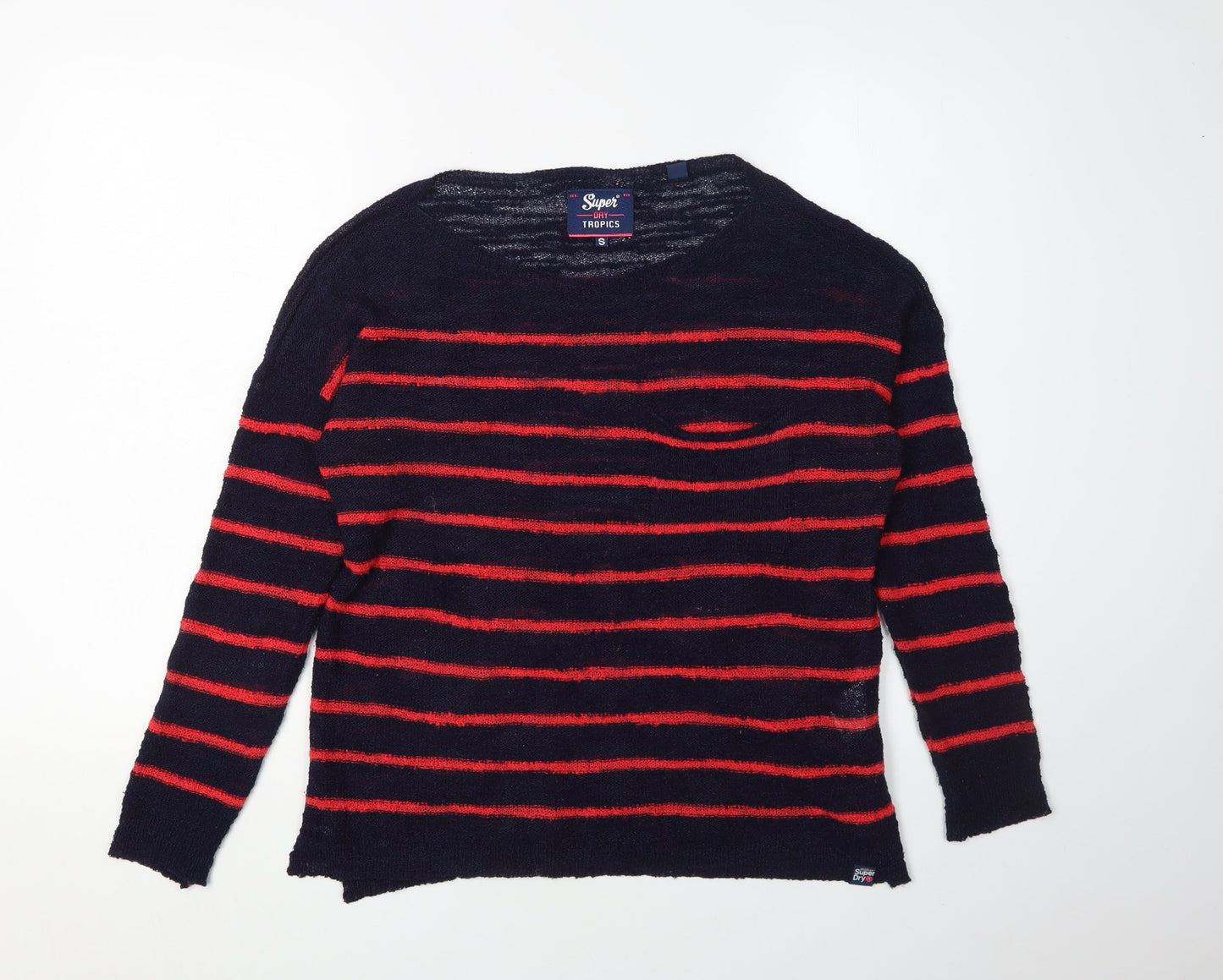 Womens UK Size S Superdry Multicoloured Pullover Jumper