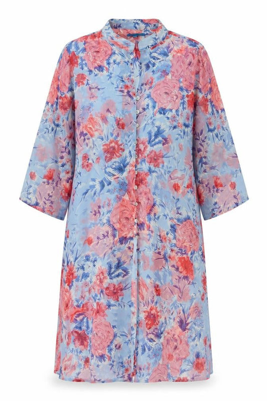 Womens UK Size 12 Joe Browns Blue Tunic Blouse