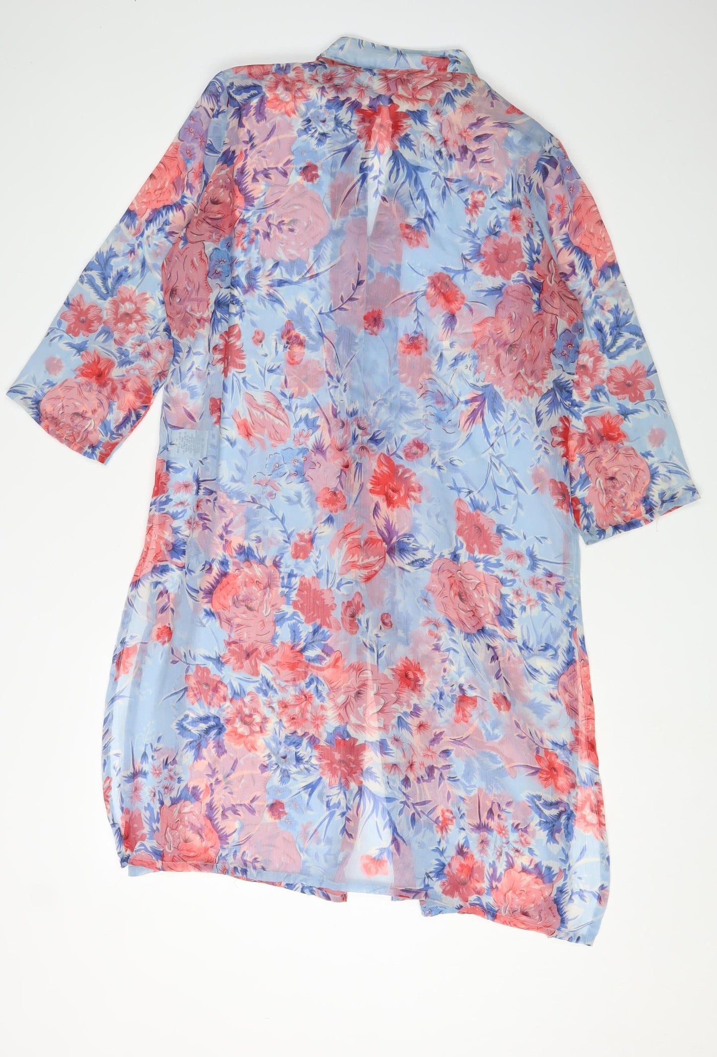 Joe Browns Women's Blue Floral Tunic Blouse Size 12