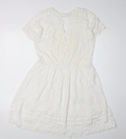 Comptoir des Cotonniers Women's Ivory Shift Dress Size 10