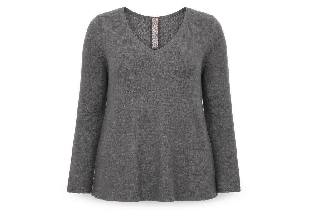 Womens UK Size 8 White Stuff Grey Pullover Jumper